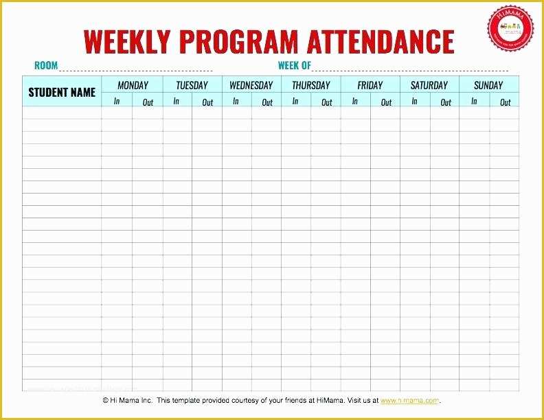 Employee attendance Tracker Template Free Of Free Printable Employee attendance Tracker Tracking form