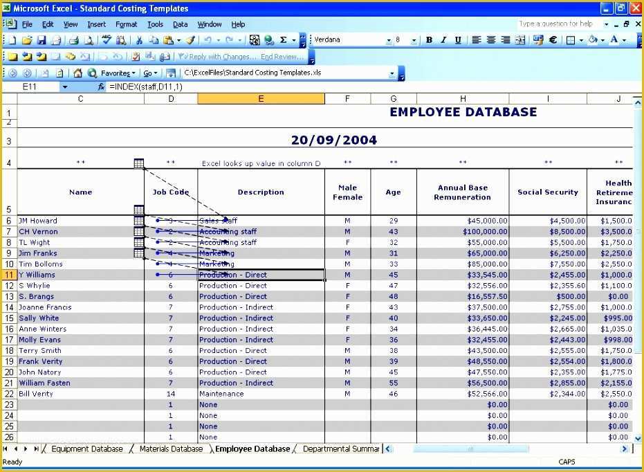 Employee Database Excel Template Free Of 10 Free Employee Database Template In Excel
