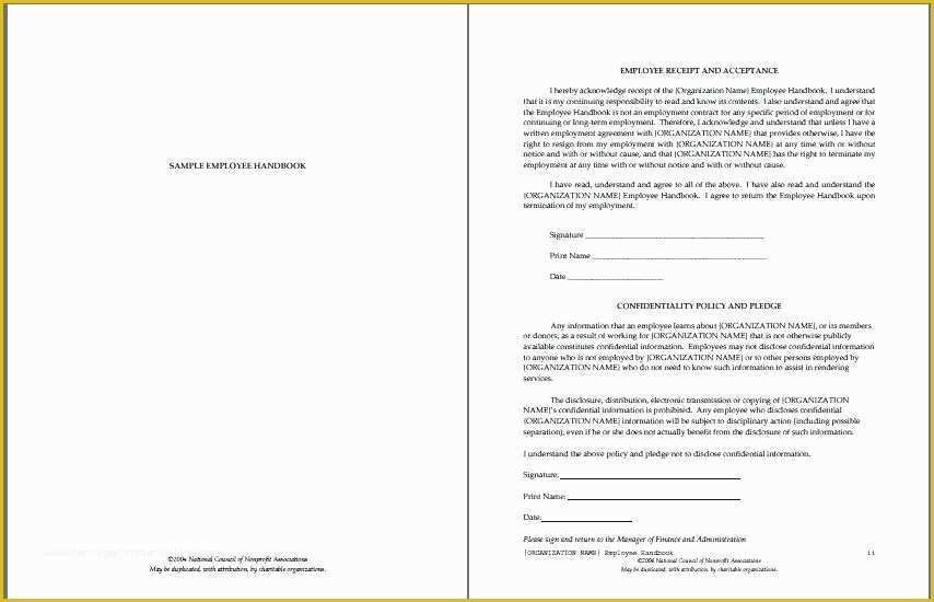 Employee Handbook Template Free Download Of Personnel Manual Template Hr Policy Free Employee