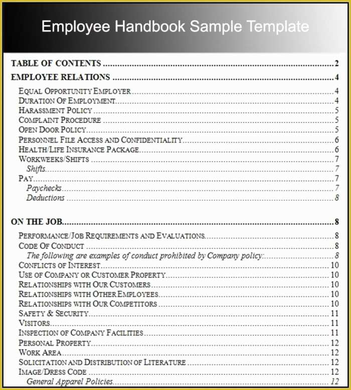 Employee Handbook Texas Template Free Of Employee Handbook Cover Template Template Resume