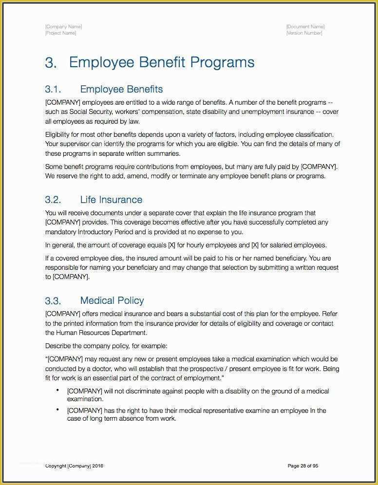 Employee Handbook Texas Template Free Of Us Employee Handbook Template Template Resume Examples