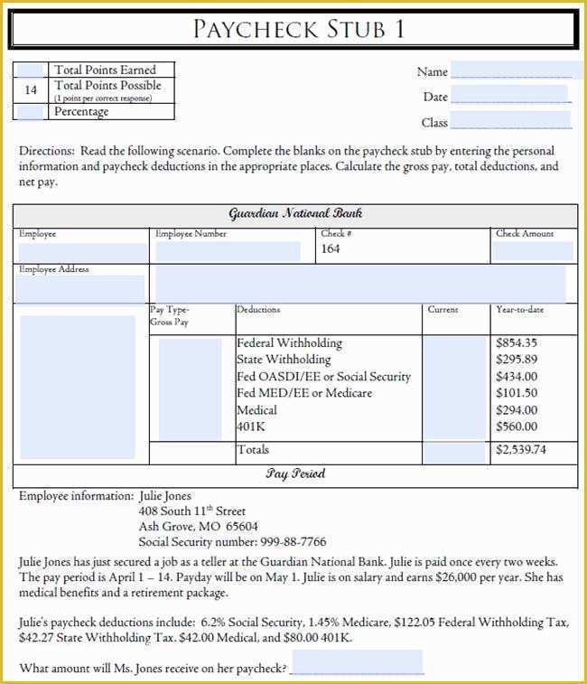 Employee Pay Stub Template Free Of 19 Pay Stub Templates Free Download