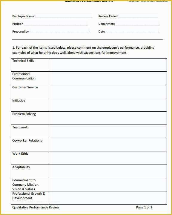 Employee Review form Template Free Of 31 Employee Evaluation form Templates Free Word Excel