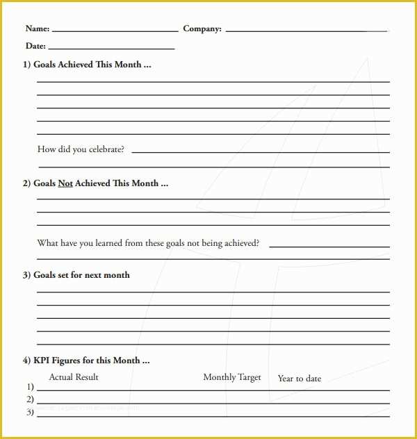 Employee Review form Template Free Of Employee Review Template 9 Free Pdf Doc Download