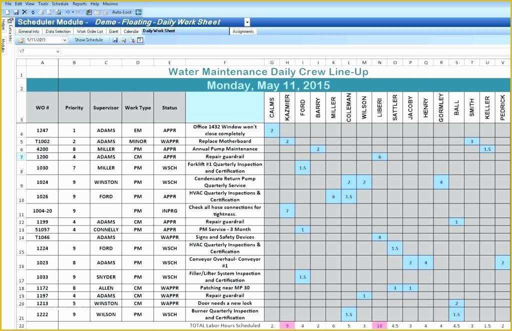 Employee Schedule Template Free Download Of Employee Schedule Excel Template Free Employee Scheduling
