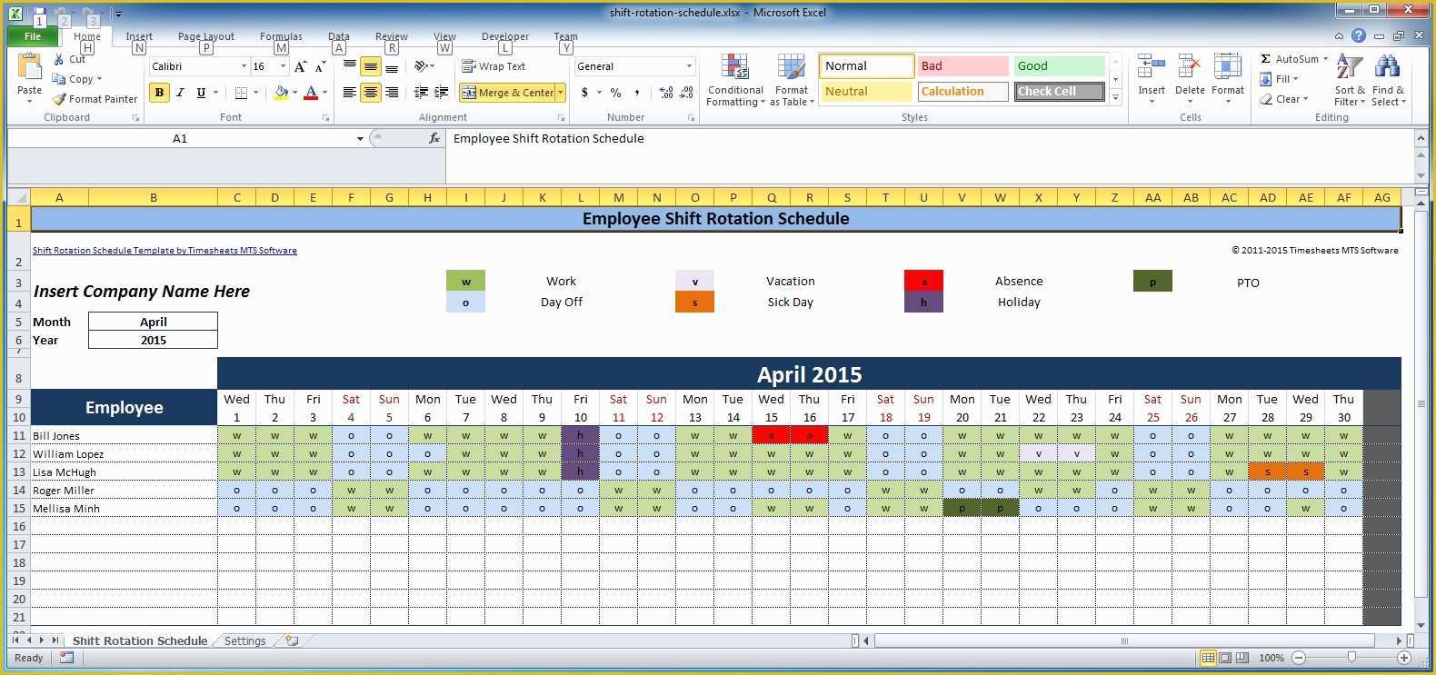 Employee Schedule Template Free Download Of Free Employee and Shift Schedule Templates
