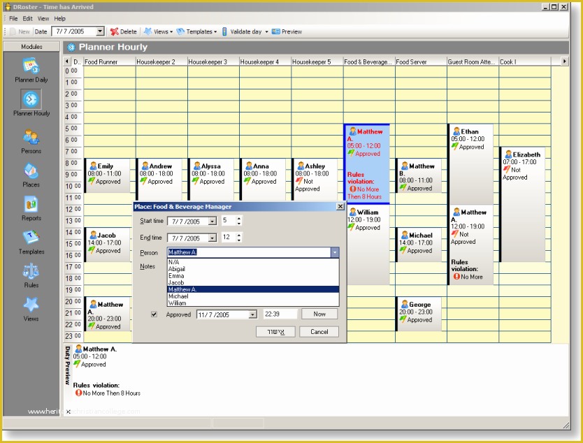 Employee Schedule Template Free Download Of Freeware Download Employee Schedule Template Mac