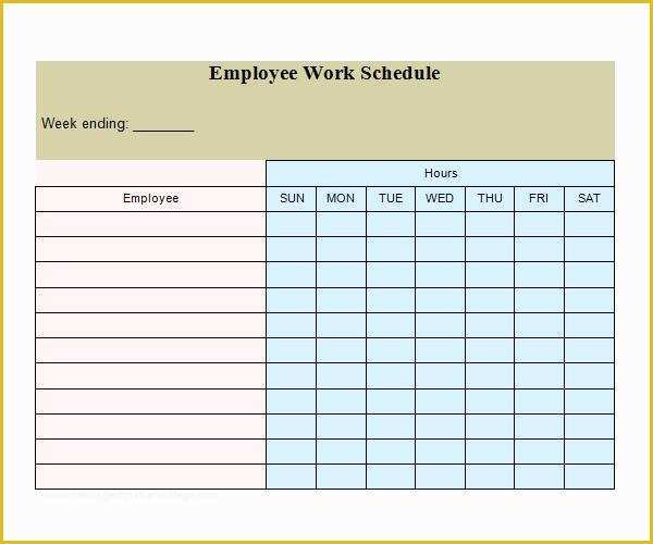 Employee Schedule Template Free Download Of Week Schedule Calendar How to Create A Weekly In Excel