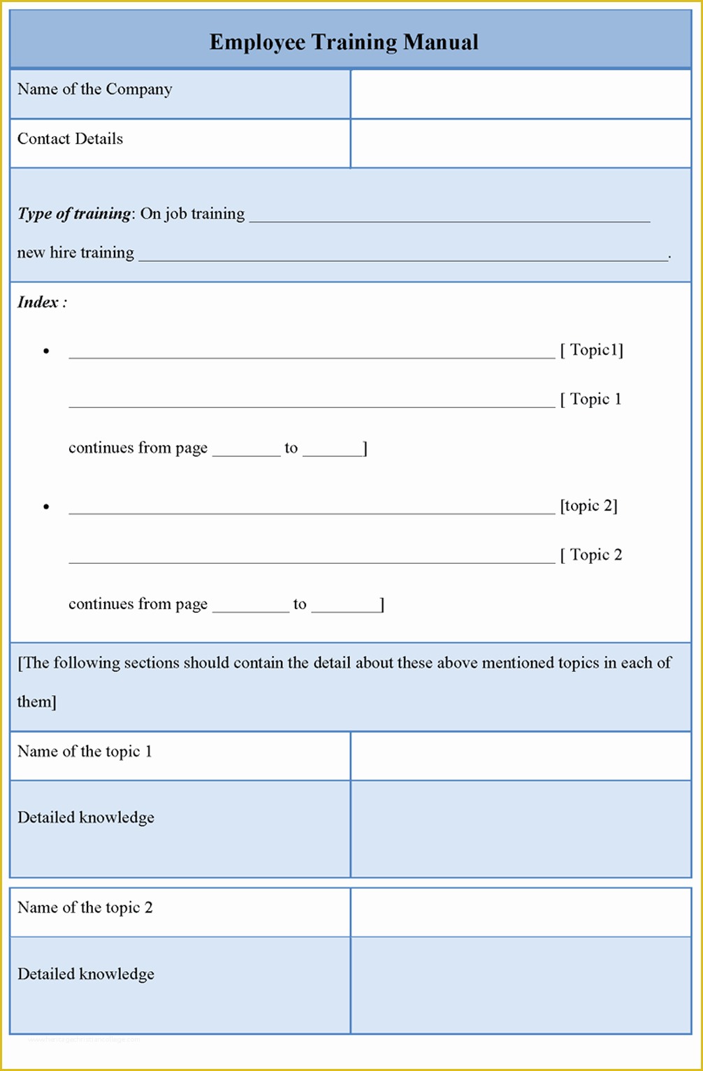 Employee Training Template Free Of Employee Training Manual Template Memo Templates Word