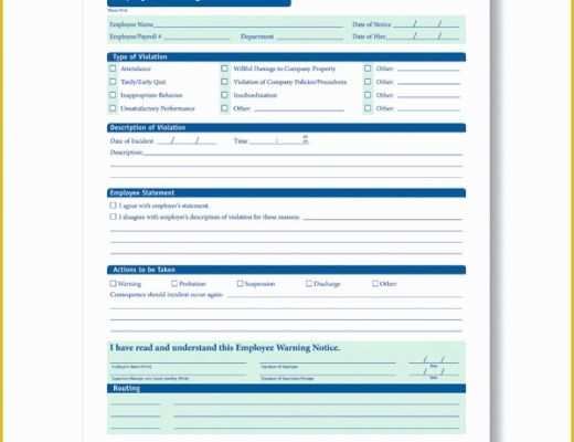 Employee Written Warning Template Free Of Employee Warning Notice