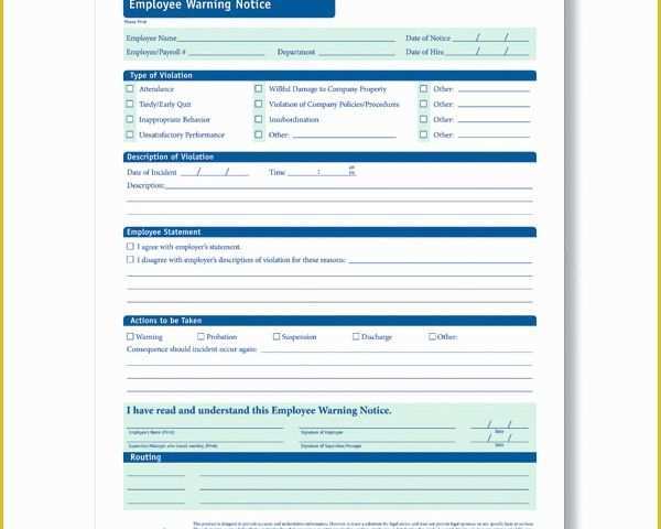 Employee Written Warning Template Free Of Employee Warning Notice