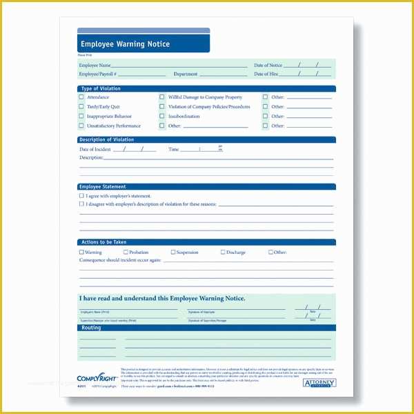 Employee Written Warning Template Free Of Employee Warning Notice