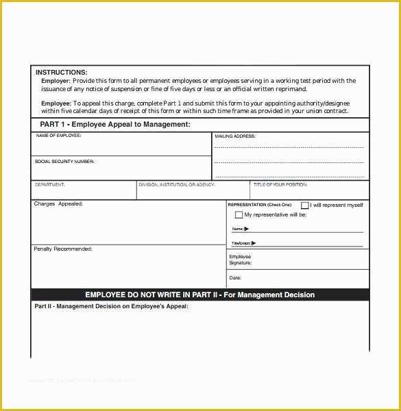 Employee Written Warning Template Free Of Written Reprimand Template Employment Warning Bad