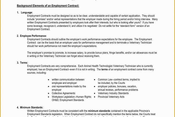 Employment Agreement Template Free Download Of Employment Agreement Vs Employment Contract original