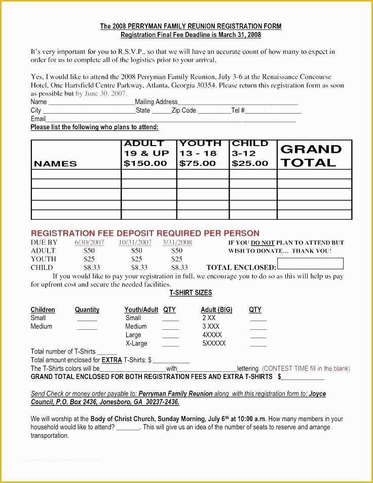 Entry form Template Free Of Contest Registration form Template