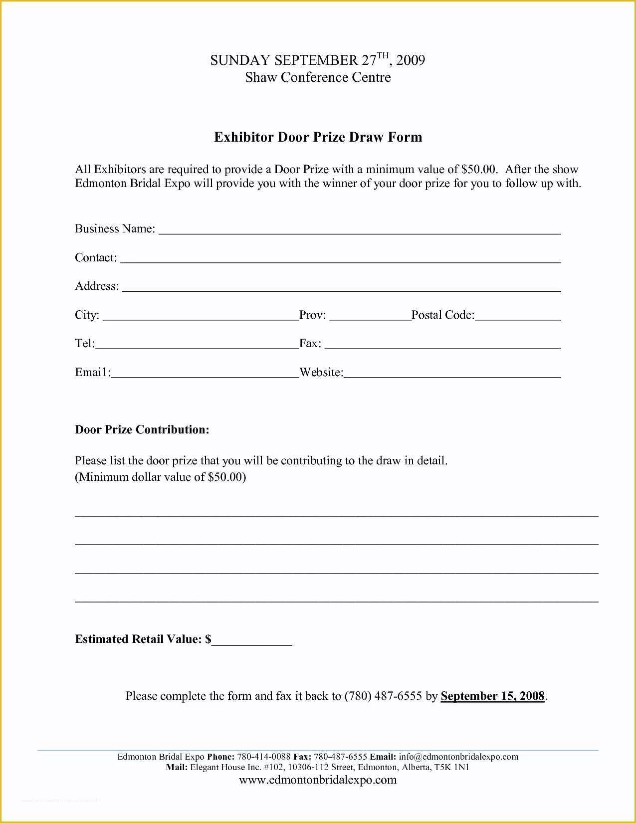 Entry form Template Free Of Free Printable Contest Entry form Template Fresh 27