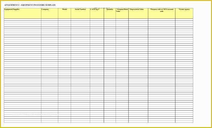 Equipment Inventory Template Free Download Of Download Equipment Inventory Spreadsheet Template Free