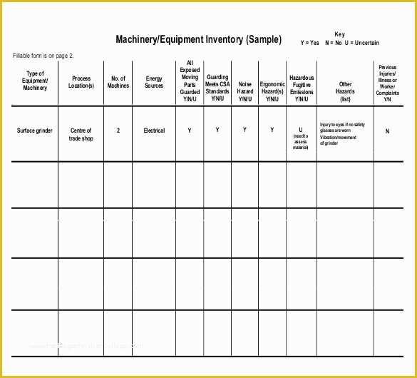 Equipment Inventory Template Free Download Of Equipment Inventory Template 14 Free Word Excel Pdf