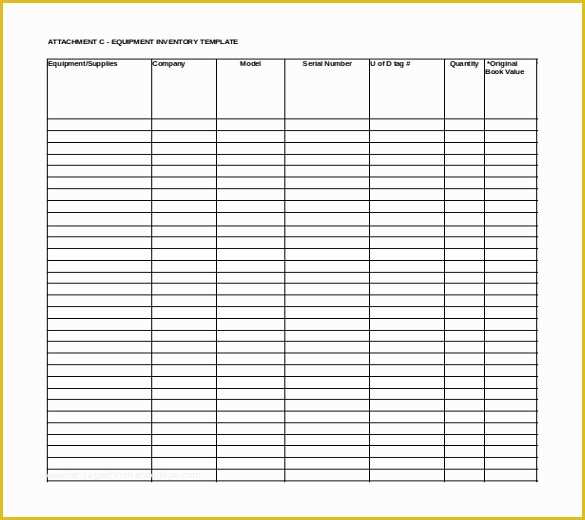 Equipment Inventory Template Free Download Of Inventory Spreadsheet Template 48 Free Word Excel