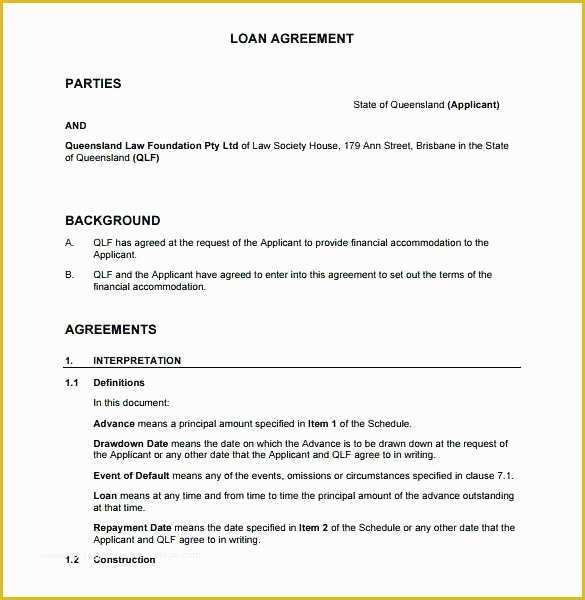 Equipment Loan Agreement Template Free Of Equipment Loan Agreement Template Word Free form