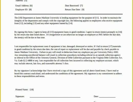 Equipment Loan Agreement Template Free Of Loan Agreement form Example 65 Free Documents In Word Pdf