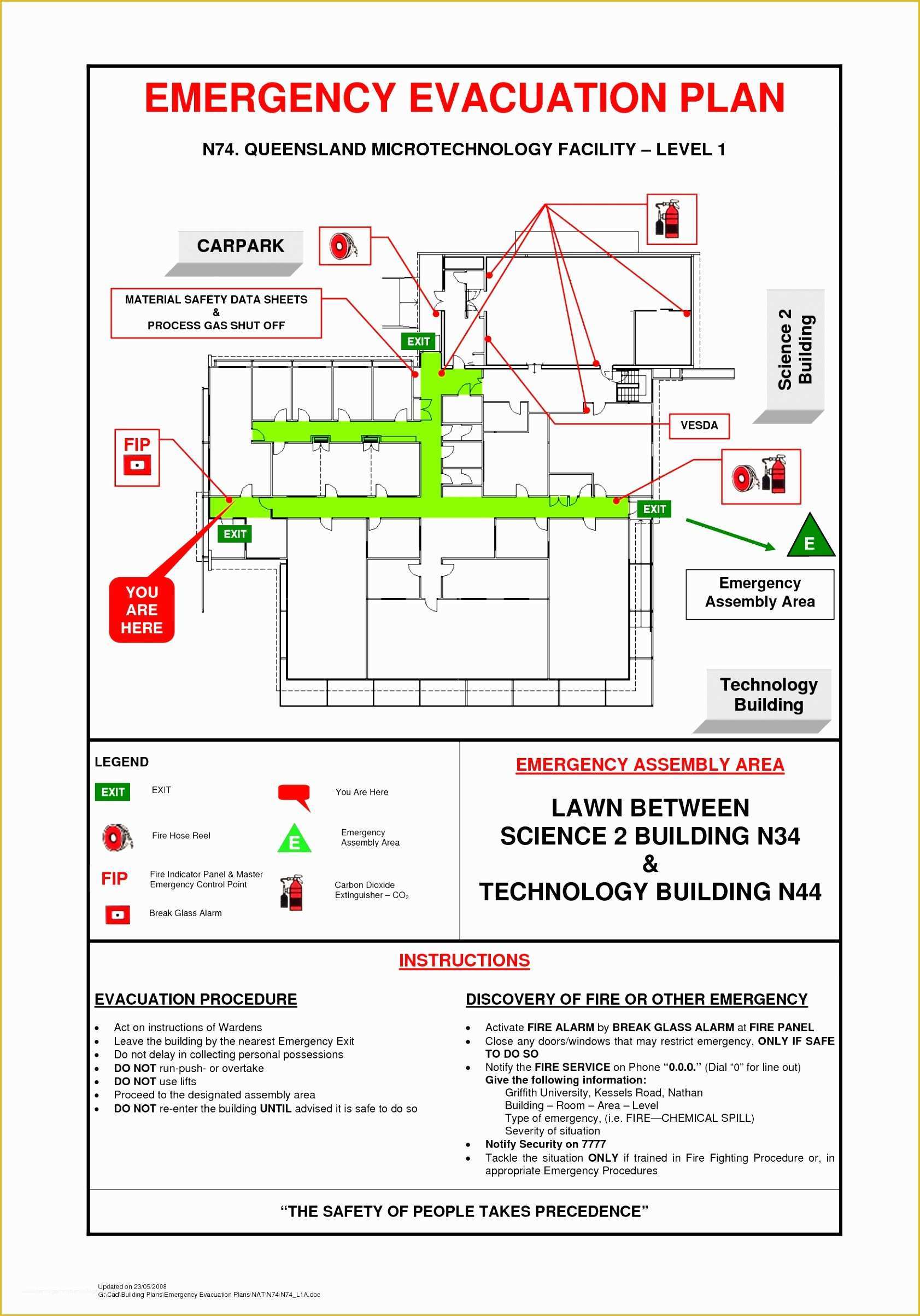 Evacuation Diagram Template Free Of 9 Evacuation Plan Template Free Teyuo