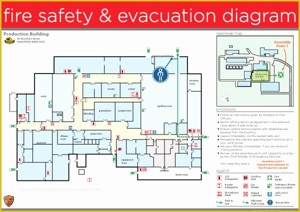 Evacuation Diagram Template Free Of Ediagram