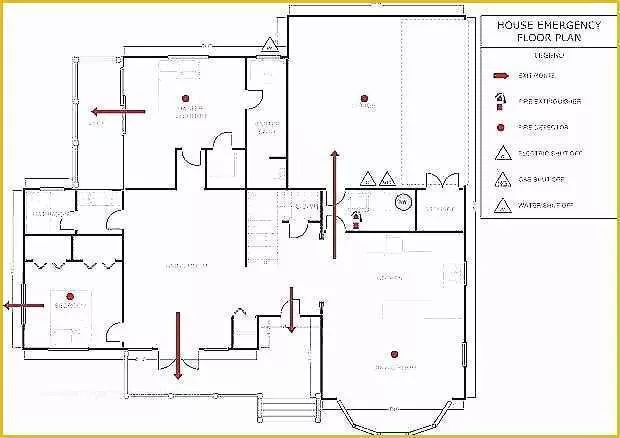 Evacuation Diagram Template Free Of Emergency Evacuation Diagram Template An Emergency