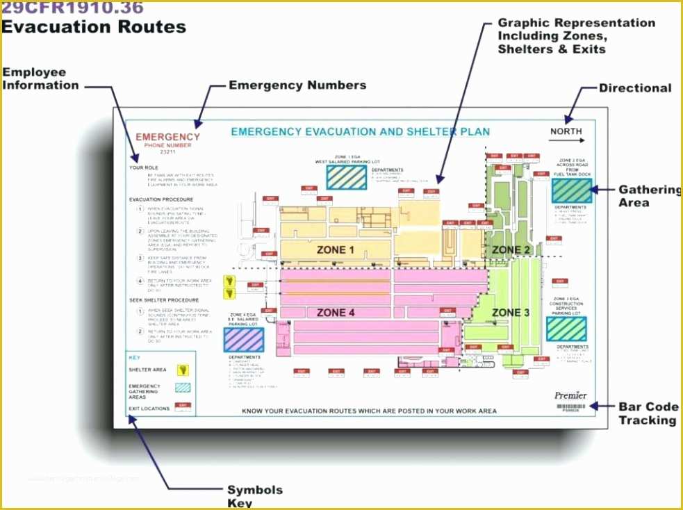 Evacuation Diagram Template Free Of Emergency Evacuation Diagram Template Evacuation Plan