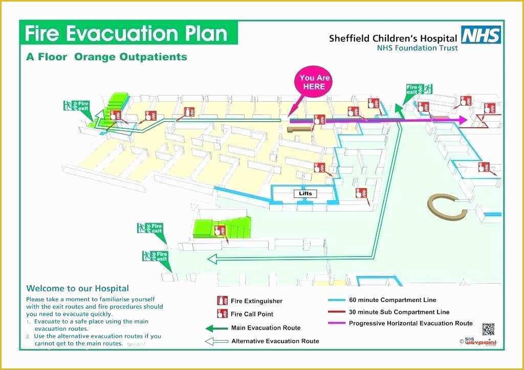 Evacuation Diagram Template Free Of Emergency Evacuation Diagram Template Fire and Evacuation