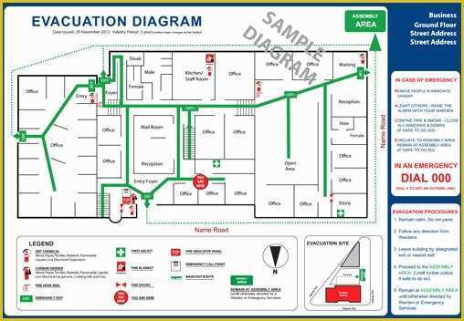 Evacuation Diagram Template Free Of Emergency Exit Floor Plan Vacations Wallpaper