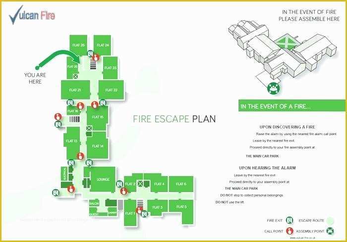 Evacuation Diagram Template Free Of Emergency Exit Routes Template Fire and Emergency