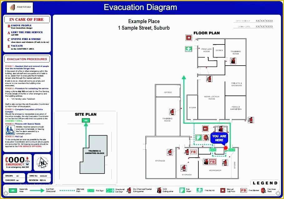 Evacuation Diagram Template Free Of Evacuation Diagram Template – Tasteride