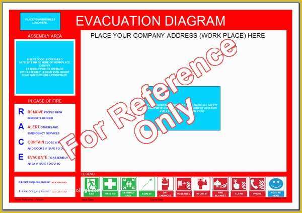 Evacuation Diagram Template Free Of Evacuation Map Template