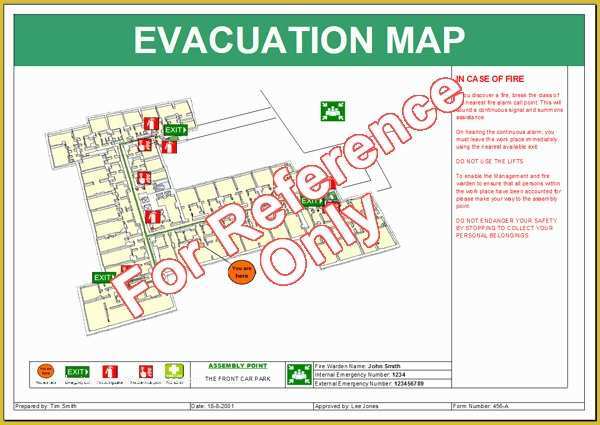 Evacuation Diagram Template Free Of Evacuation Map Template