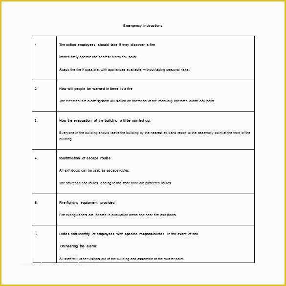 Evacuation Diagram Template Free Of Evacuation Template Emergency Evacuation Plan Template