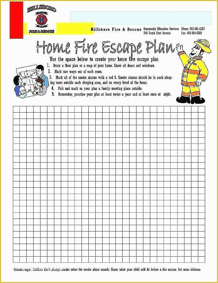 Evacuation Diagram Template Free Of Fire Evacuation Plan Template Escape How to Create Free