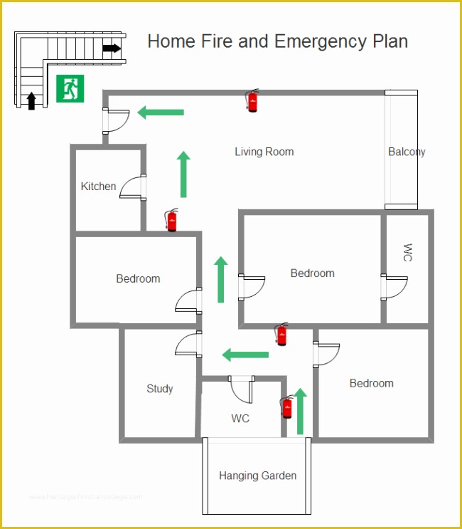 Evacuation Diagram Template Free Of Use the Ideal tool to Make the Perfect Home Emergency