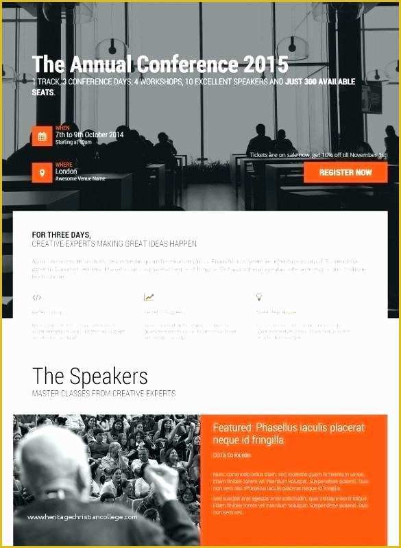 Event Landing Page Template Free Of event Landing Page Template Bootstrap theme Free