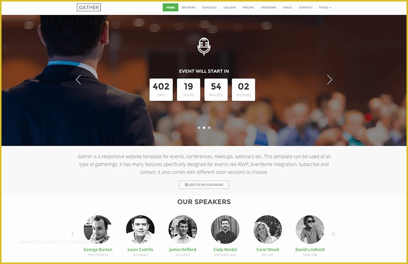 Event Landing Page Template Free Of event Landing Page Templates & themes