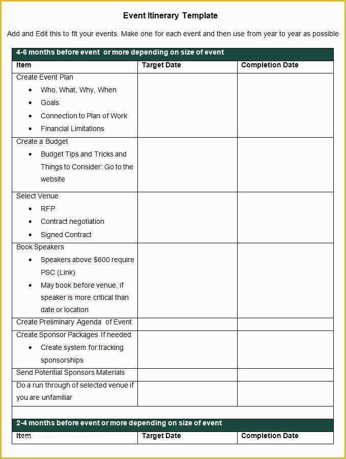 Event Planning Schedule Template Free Of 11 event Itinerary Template Doc Pdf Psd