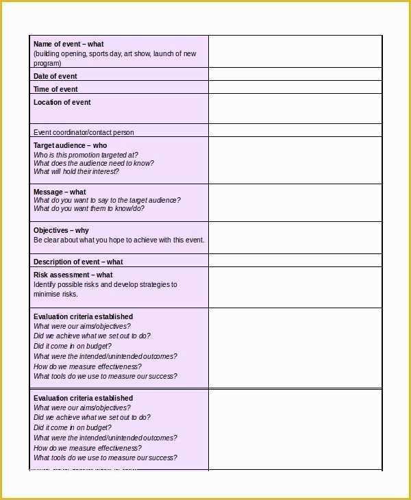 Event Planning Schedule Template Free Of 7 event Timetable Templates