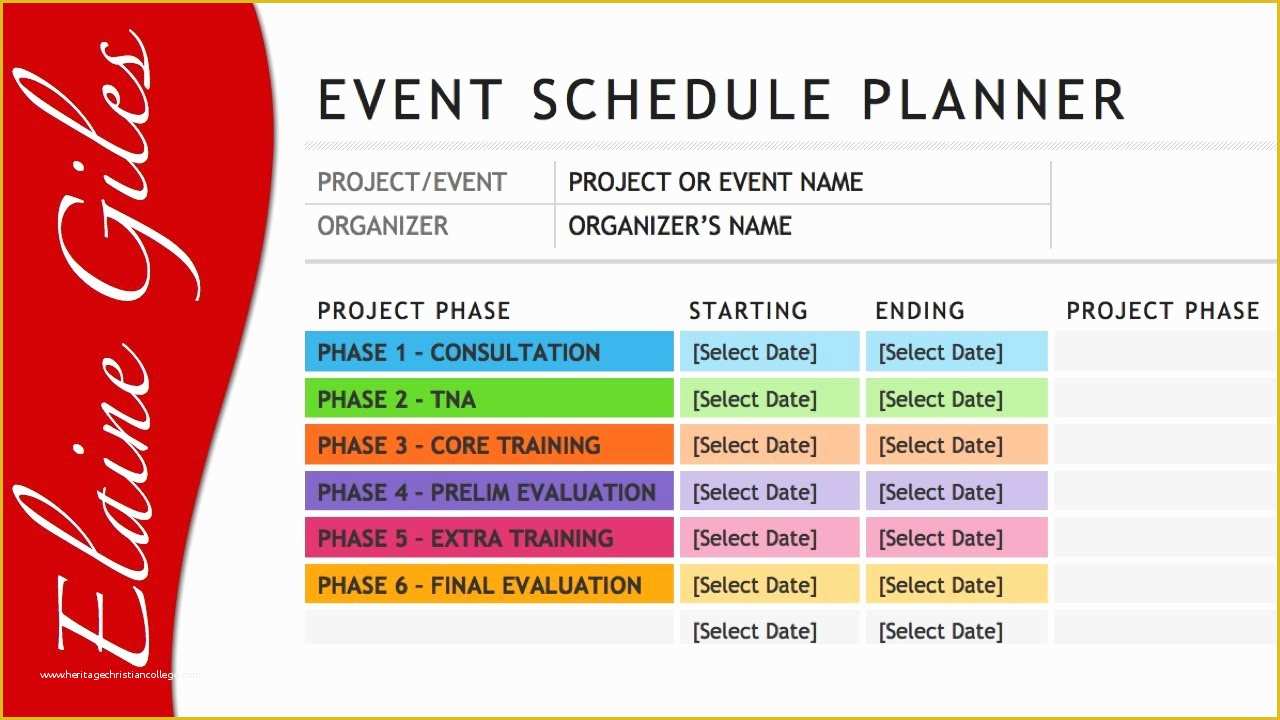 Event Planning Schedule Template Free Of Microsoft Word 2013 Schedule Template