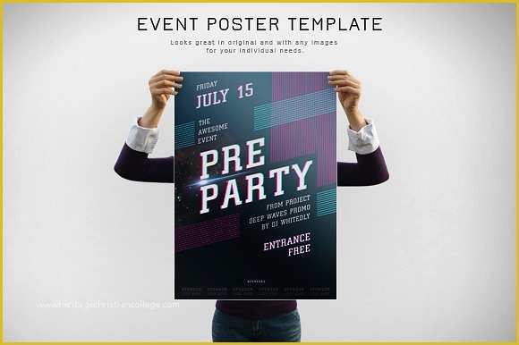 Event Poster Templates Free Of event Poster Template Flyer Templates Creative Market