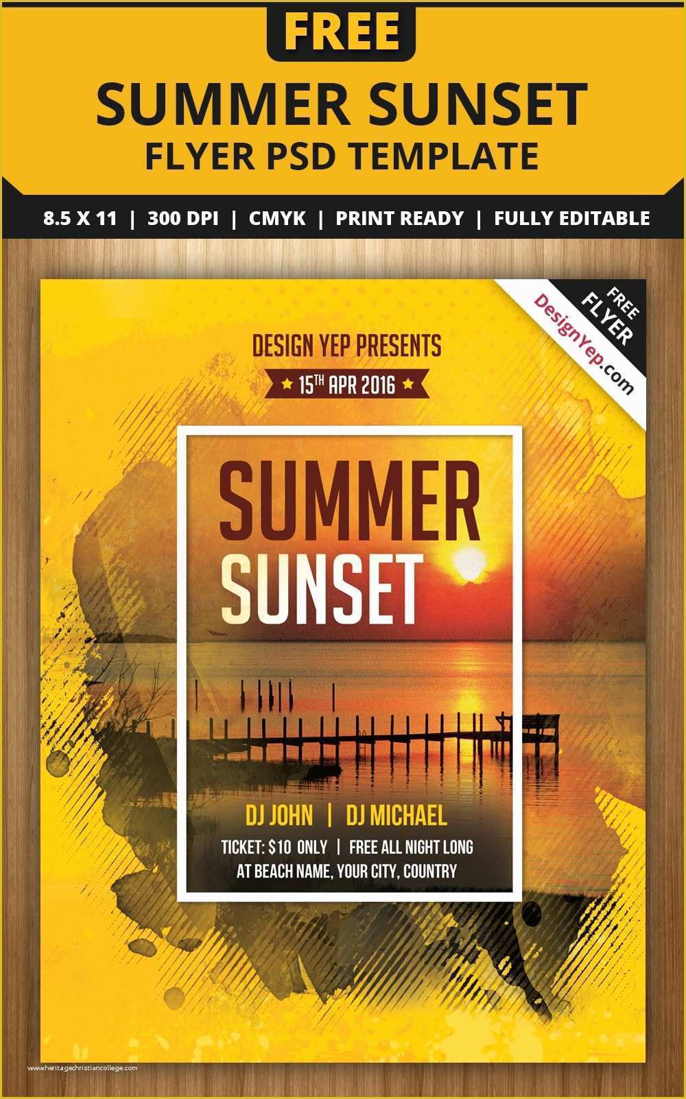 Event Poster Templates Free Of Free Flyer Templates Psd From 2016 Css Author