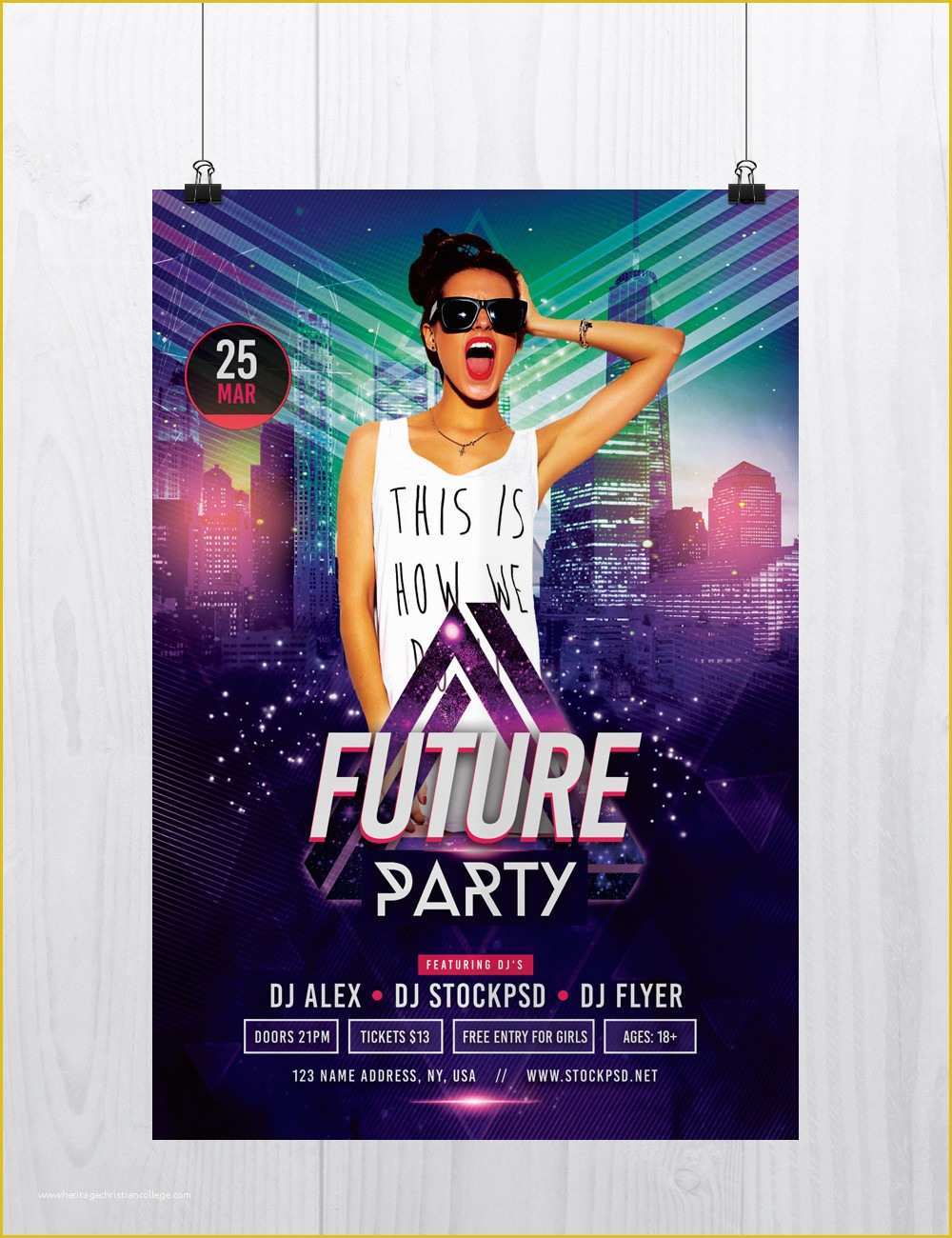 Event Poster Templates Free Of Future Party Free Shop Flyer Template Free Psd