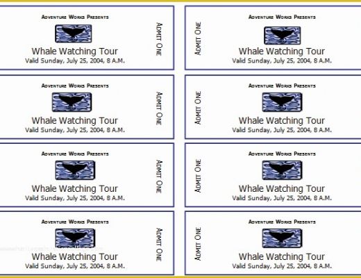 Event Ticket Template Free Download Word Of 10 Free event Ticket Templates for Word and Adobe