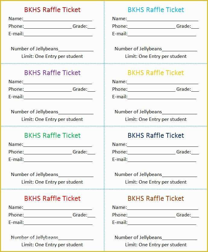 Event Ticket Template Free Download Word Of 18 Raffle Ticket Templates