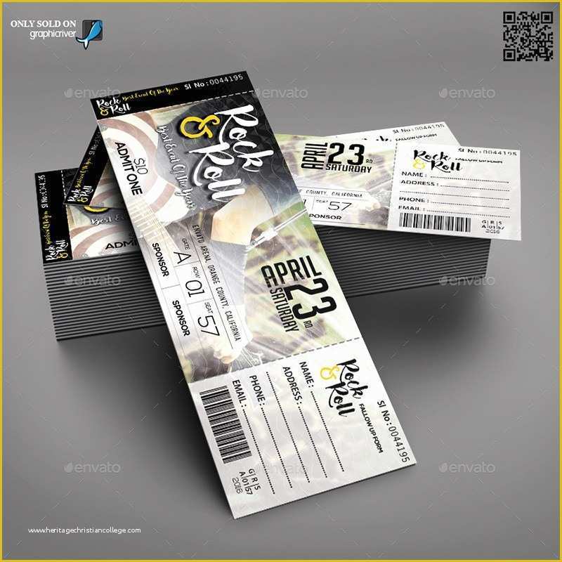 Event Ticket Template Psd Free Download Of 18 event Ticket Templates Psd Psdtemplatesblog