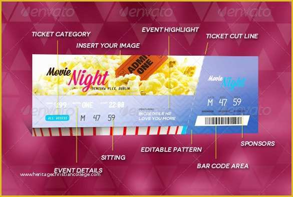 Event Ticket Template Psd Free Download Of Ticket Template 23 Download Documents In Pdf Psd